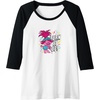 image:imageTrolls  Turn It Up Raglan Baseball TeeBlackWhite