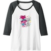 image:imageTrolls  Turn It Up Raglan Baseball TeeDark Heather GreyWhite