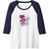 image:imageTrolls  Turn It Up Raglan Baseball TeeNavy BlueWhite