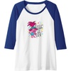image:imageTrolls  Turn It Up Raglan Baseball TeeRoyal BlueWhite