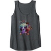 image:imageTrolls World Tour  Trolls World Tour  Troll Or Treat Tank TopDark Heather Grey