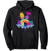 image:imageDreamWorks Trolls Band Together BroZone Poppy Viva Rainbow Pullover HoodieBlack