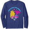 image:imageDreamWorks Trolls Band Together Girls Rule the World Long Sleeve TShirtNavy Blue