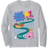 image:imageDreamWorks Trolls Band Together Hole N Fun Long Sleeve TShirtHeather Grey