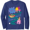 image:imageDreamWorks Trolls Band Together Hole N Fun Long Sleeve TShirtNavy Blue