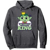 image:imageDreamWorks Trolls Band Together King Gristle Pullover HoodieDark Heather Grey