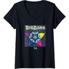 image:imageDreamWorks Trolls Band Together Psychedelic VNeck TShirt Women Black