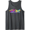 image:imageDreamWorks Trolls Band Together Rainbow Tank TopDark Heather Grey