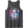 image:imageDreamWorks Trolls My Favorite Glitter Tank TopDark Heather Grey