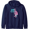 image:imageTrolls  Poppy Stay Happy Zip HoodieNavy Blue