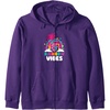 image:imageTrolls  Rainbow Vibes Zip HoodiePurple
