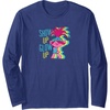 image:imageTrolls  Show Up Glow Up Long Sleeve TShirtNavy Blue