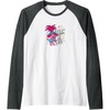 image:imageTrolls  Turn It Up Raglan Baseball TeeDark Heather GreyWhite