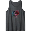 image:imageTrolls World Tour  Branch amp Poppy Pose Tank TopDark Heather Grey