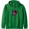 image:imageTrolls World Tour  Branch amp Poppy Pose Zip HoodieDark Green