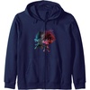 image:imageTrolls World Tour  Branch amp Poppy Pose Zip HoodieNavy Blue