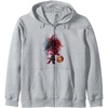 image:imageTrolls World Tour  Poppy amp Pumpkin Zip HoodieHeather Grey