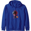 image:imageTrolls World Tour  Poppy amp Pumpkin Zip HoodieRoyal Blue
