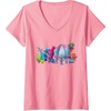image:imageWomens DreamWorks Trolls All Troll Friends VNeck TShirtPink