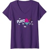 image:imageWomens DreamWorks Trolls Band Together BroZone Floyd VNeck TShirtPurple