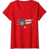 image:imageWomens DreamWorks Trolls Band Together BroZone John Dory VNeck TShirtRed