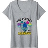 image:imageWomens DreamWorks Trolls Band Together BroZone Perfect Harmony VNeck TShirtHeather Grey