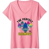 image:imageWomens DreamWorks Trolls Band Together BroZone Perfect Harmony VNeck TShirtPink