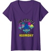 image:imageWomens DreamWorks Trolls Band Together BroZone Perfect Harmony VNeck TShirtPurple