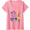 image:imageWomens DreamWorks Trolls Band Together BroZone Poppy and Viva VNeck TShirtPink