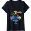 image:imageWomens DreamWorks Trolls Band Together BroZone Spotlight VNeck TShirtBlack