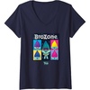 image:imageWomens DreamWorks Trolls Band Together BroZone VNeck TShirtNavy Blue