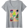 image:imageWomens DreamWorks Trolls Band Together Brozone VNeck TShirtHeather Grey