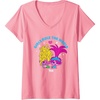 image:imageWomens DreamWorks Trolls Band Together Girls Rule the World VNeck TShirtPink