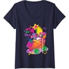image:imageWomens DreamWorks Trolls Band Together We Do We Poppy and Viva VNeck TShirtNavy Blue