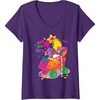 image:imageWomens DreamWorks Trolls Band Together We Do We Poppy and Viva VNeck TShirtPurple