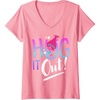 image:imageWomens DreamWorks Trolls Hug It Out VNeck TShirtPink