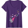 image:imageWomens DreamWorks Trolls Love VNeck TShirtPurple