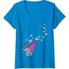 image:imageWomens DreamWorks Trolls Love VNeck TShirtSapphire Blue