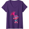 image:imageWomens DreamWorks Trolls Poppy Winky VNeck TShirtPurple