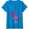 image:imageWomens DreamWorks Trolls Poppy Winky VNeck TShirtSapphire Blue