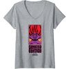 image:imageWomens Good Luck Trolls Halloween Limited Edition VNeck TShirtHeather Grey