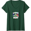 image:imageWomens Trolls  Gimme A Beat VNeck TShirtDark Green