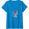 image:imageWomens Trolls  Show Up Glow Up VNeck TShirtSapphire Blue
