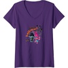 image:imageWomens Trolls Happy Halloween VNeck TShirtPurple