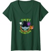 image:imageWomens Trolls Happy Haunting VNeck TShirtDark Green