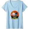 image:imageWomens Trolls Happy Trolloween VNeck TShirtBaby Blue