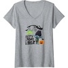 image:imageWomens Trolls Lets Hang Out VNeck TShirtHeather Grey