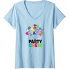 image:imageWomens Trolls Party Crew VNeck TShirtBaby Blue