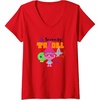 image:imageWomens Trolls Scaredy Troll VNeck TShirtRed