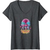image:imageWomens Trolls Spooky VNeck TShirtDark Heather Grey